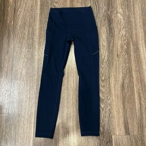 Lululemon leggings size 4 navy blue